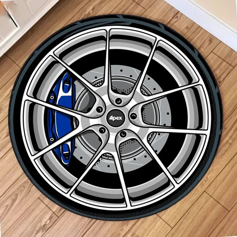 Lighting Mcqueen Bedroom Decor - VIKAMA Araba Hub Yuvarlak Yastık Yumuşak