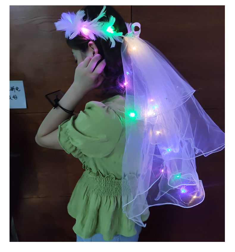 Decor Lighting Hours - 12 adet kızlar kızdırma ışıklı peçe