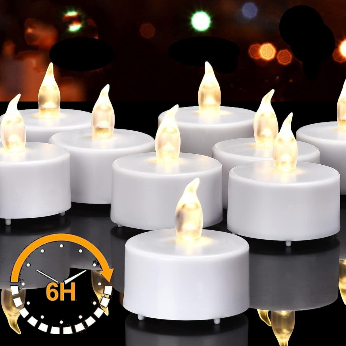 Decor Lighting Hours - 24/48 adet Zamanlayıcılı Alevsiz Led Dekoratif