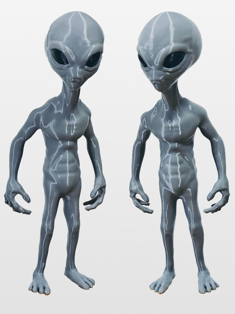 Lighting Mcqueen Bedroom Decor - 2025 Yeni Roswell UFO Gri Uzaylı