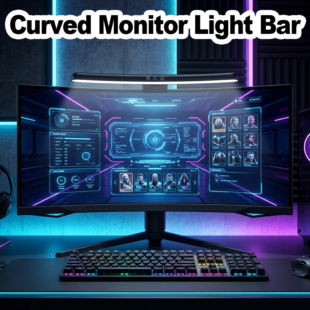 Colour Changing Bulb - Kısılabilir Renk Değiştiren Kavisli Monitör Işık