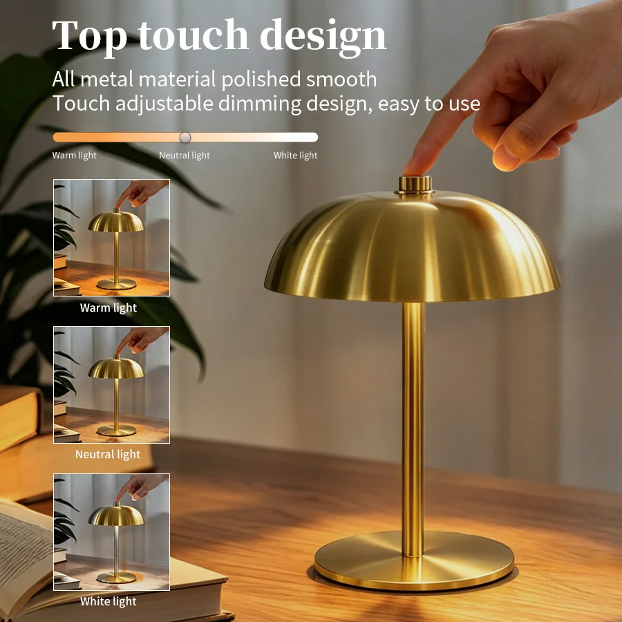 Kablosuz Dokunmatik Masa Lamba - Mushroom Table Lamp incelemesi ve fiyatı