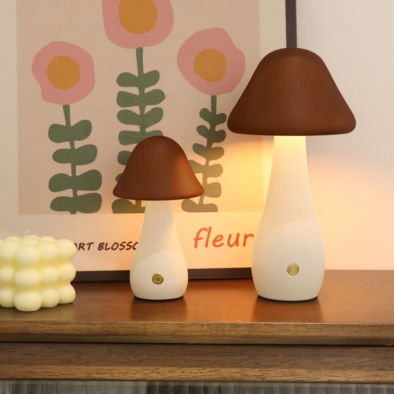 Mantar masa lambası ahşap lamb - Mushroom Table Lamp incelemesi ve fiyatı