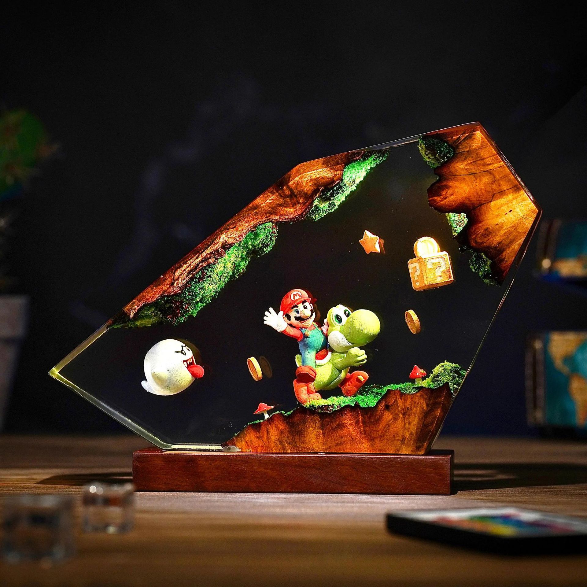 Reçine Masa Lambası Karikatür  - Lighting Decor Items incelemesi ve fiyatı