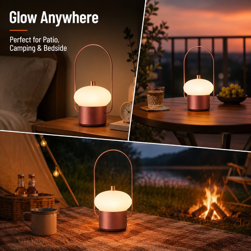 Şarj edilebilir taşınabilir ma - Mushroom Table Lamp incelemesi ve fiyatı