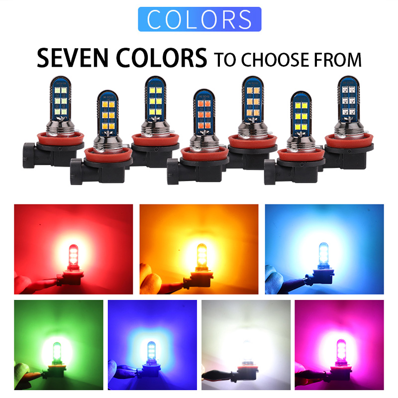 2 adet 7 Renk Yeşil Turuncu H7 - Colour Changing Bulb incelemesi ve fiyatı