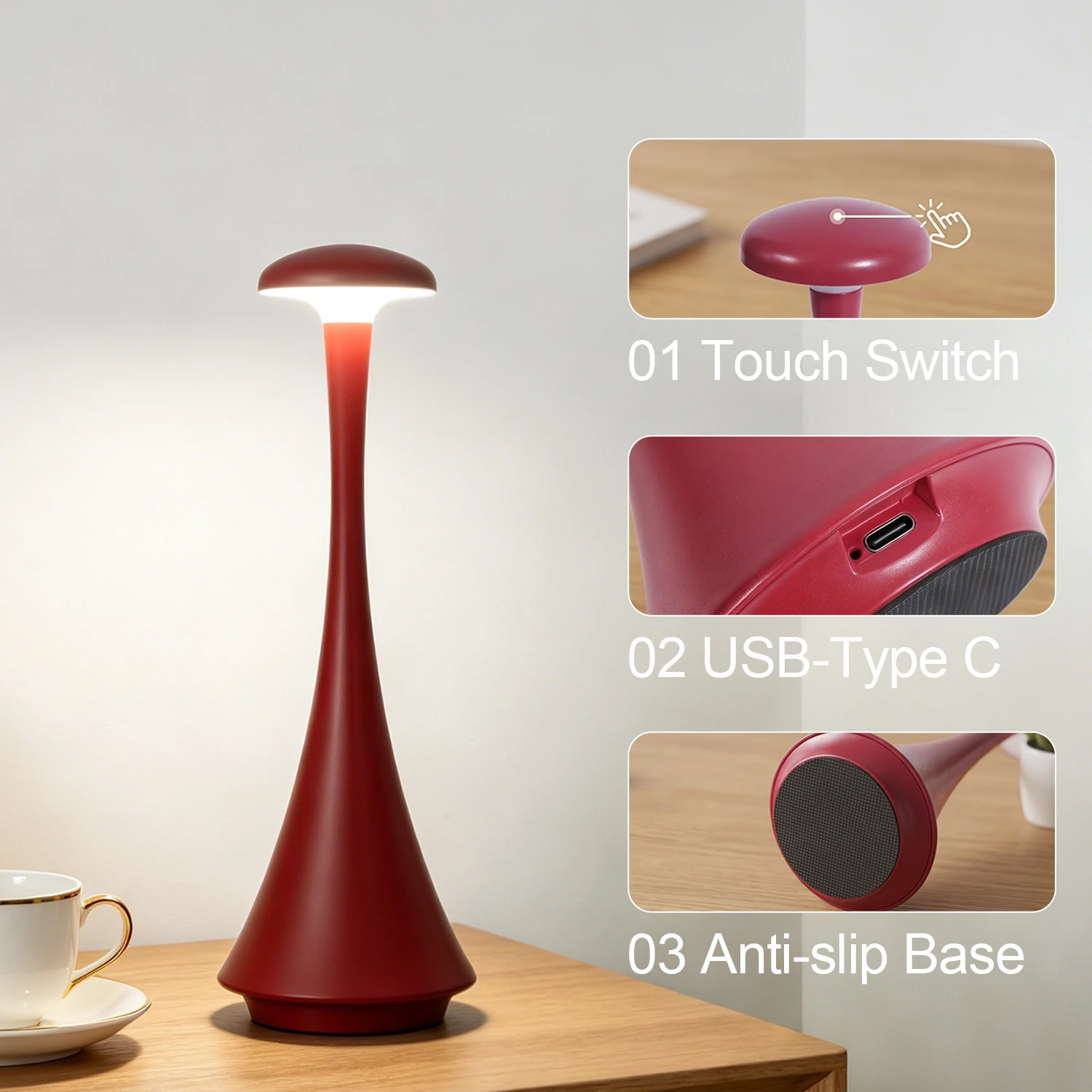 GGbingo Mantar Masa Lambası Şa - Mushroom Table Lamp incelemesi ve fiyatı