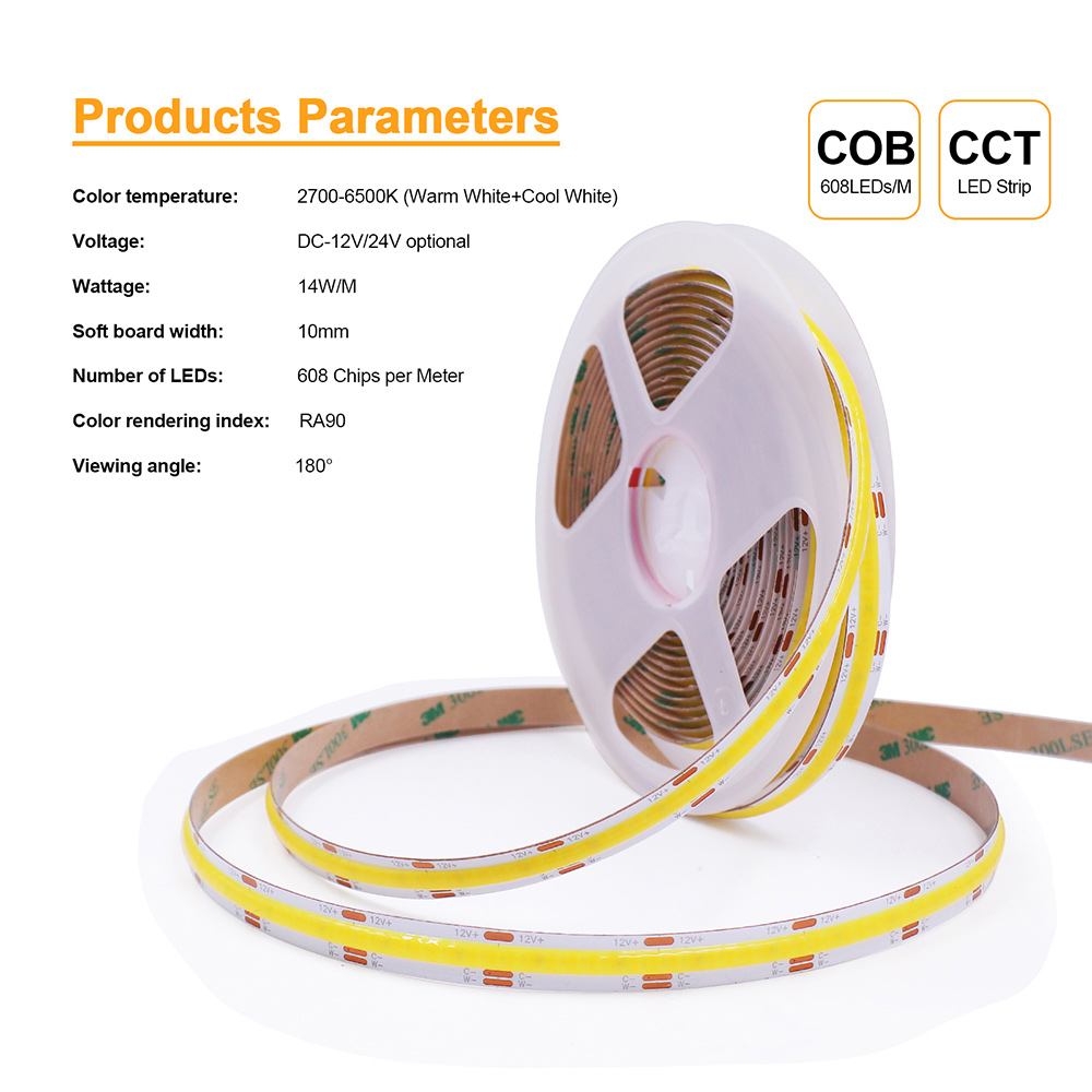 12V 24V COB CCT Led şerit ışık - Decor Lighting Hours incelemesi ve fiyatı