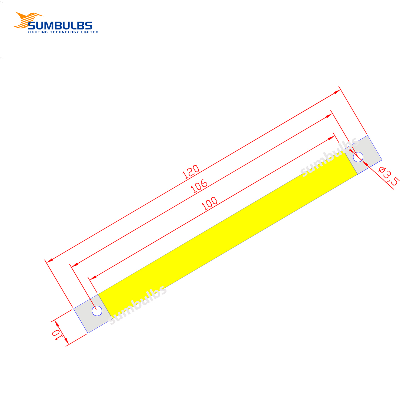 SUMBULBS 120x10mm 10 W COB Şer - Colour Changing Bulb incelemesi ve fiyatı