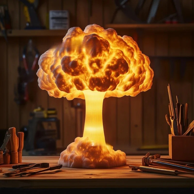 USB ile Çalışan Atomik Mantar  - Mushroom Table Lamp incelemesi ve fiyatı