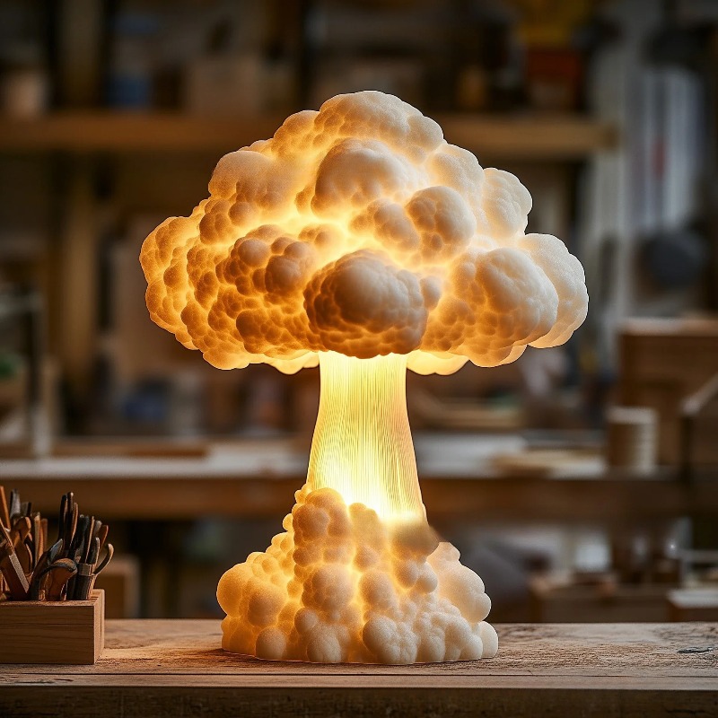 USB ile Çalışan Atomik Mantar  - Mushroom Table Lamp incelemesi ve fiyatı